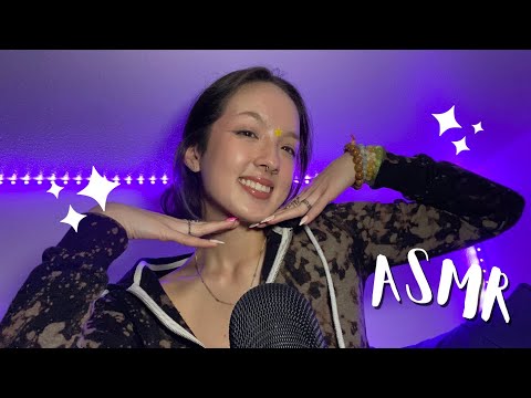 UNPREDICTABLE ASMR - mouth sounds, hand sounds with jewelry, phone tapping + mic scratching/tapping