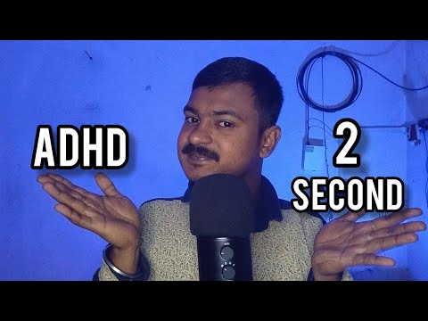 ASMR for people With ADHD (2 Second)