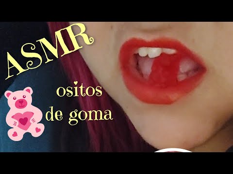 ASMR Español- COMIENDO OSITOS DE GOMA |Mouth Sounds