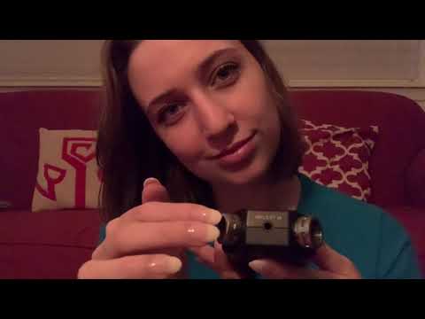 [ASMR] • Tascam Mic Tapping & Scratching • Ear Attention • Long Nails