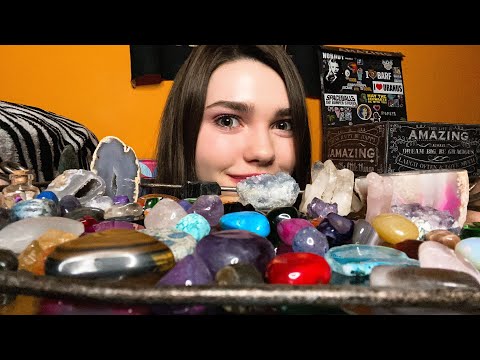 ASMR My Entire Crystal Collection • Whispered Show + Tell