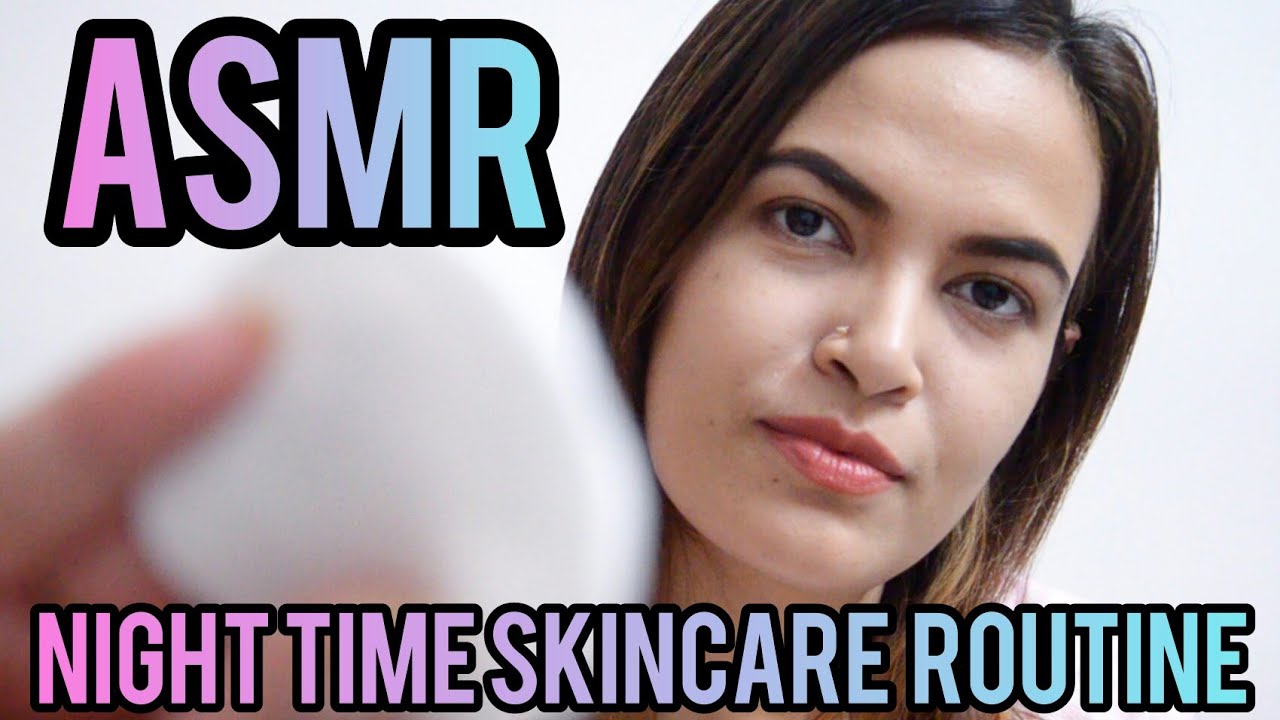 ASMR ~ Night time Skincare Routine on You & Me | lid & hand sounds (soft spoken)