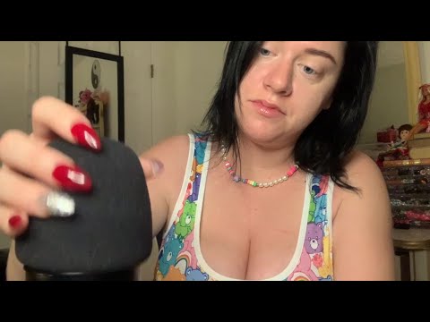 ASMR Mic Pumping & Swirling (fast and aggressive, no talking) ~ foam mic sounds