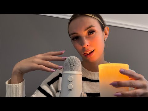 ASMR | fast tapping on my skincare products with long nails👆🏼