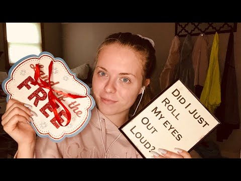 ASMR!  Tapping And Scratching On Decorative Signs!