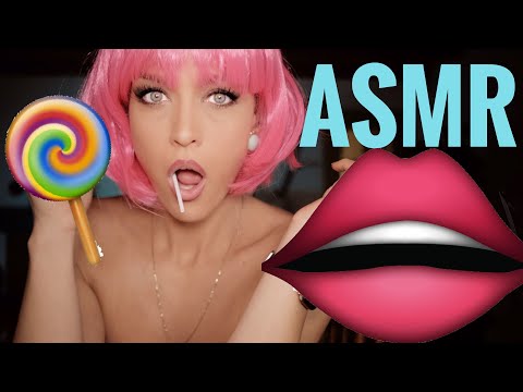 ASMR Gina Carla 😋 Lolipop Mouth Sounds With Bella and Pinky!