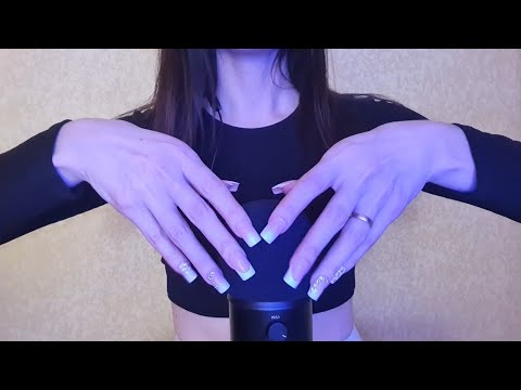 25 k !!! ASMR Mic Scratching - Brain Scratching | No Talking for Sleep with Long Nails