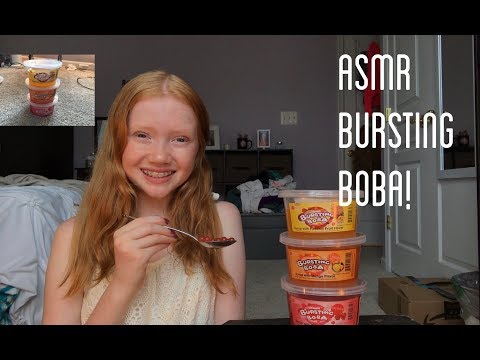 ASMR~ Eating BURSTING BOBA | Popping Sounds