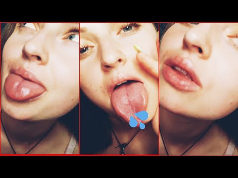 ASMR| Licking lens,  Tongue flicking,  sensual kissing,  mouth sounds(NO TALKING)FOR SUPPER TINGLES