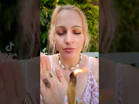 ASMR Reiki Palo Santo Energy Cleanse #shorts