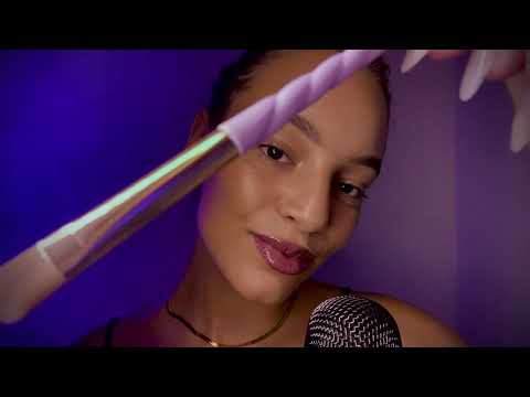 ASMR | soft nibbling | inaudible whispering | mouth sounds | personal attention | lipgloss