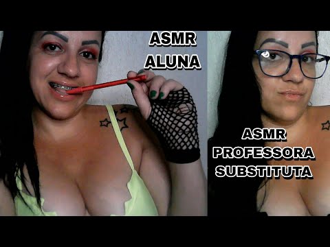 ASMR-PROFESSORA x ALUNA #asmr #rumo1k #asmreating #arrepios #asmrsounds