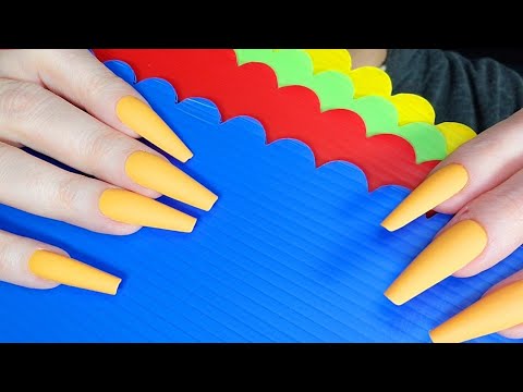 ASMR Tapping And Scratching 5 Different Speeds | Long Nails
