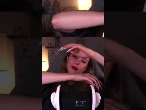 Arm Scratching with long Fake Nails - ASMR