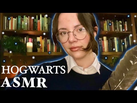 Ravenclaw Student Helps You Study (ASMR, personal attention, positive affirmations, whispered)