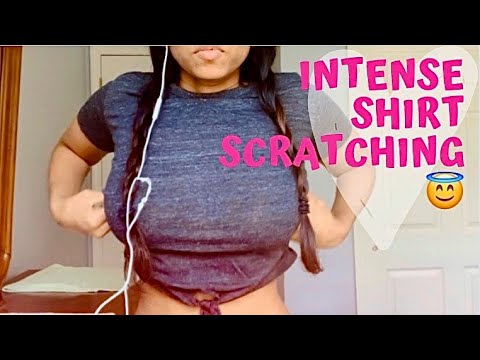 Indian Girl INTENSE Shirt Scratching II ASMR