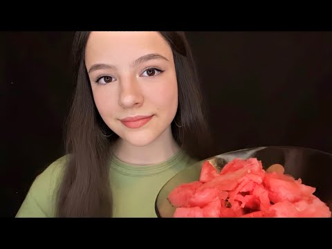 асмр | 🍉 итинг арбуза | мукбанг | asmr | eating watermelon