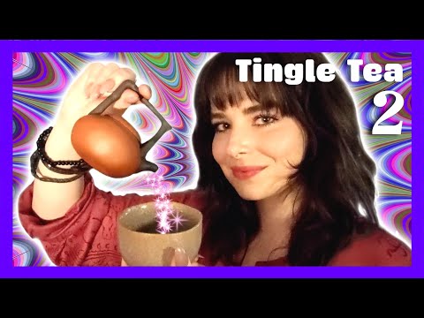ASMR Shaman gives you something to drink (again)! LOFI Trippy triggers- auditory and visual 🌈✨😵‍💫