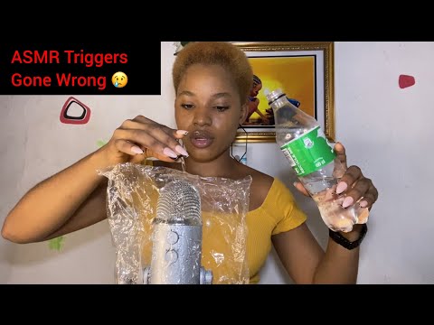 ASMR RARE TRIGGERS~ Thunderstorm, Water & Spray Sounds| Plastic Bottle & Nylon | Mouth Sounds