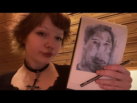 Quickly drawing you ASMR