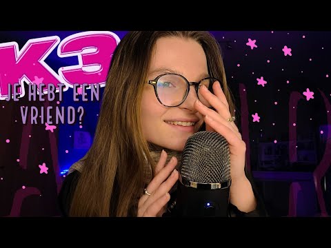 ASMR Whispering K3 quotes! 💖 Obviously Dutch 🇧🇪