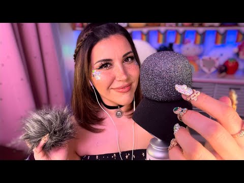 ASMR - stacking 5 covers on my mic