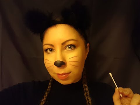 Cat Ear Cleaning Roleplay 🐈 ASMR Halloween Special 🎃