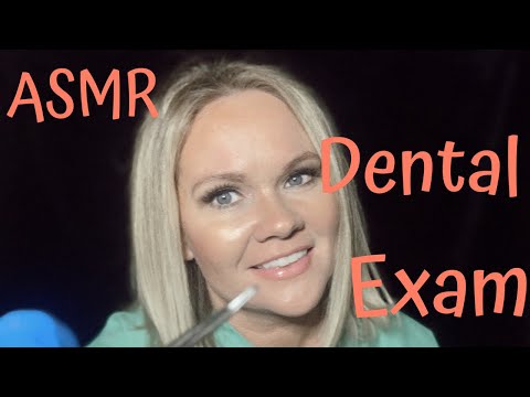 ASMR Dental Cleaning and Exam with Latex Glove Sounds