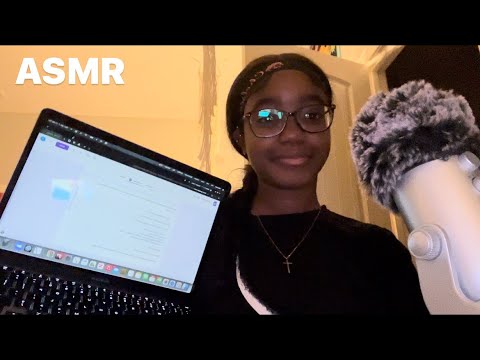 ASMR reacting to my subscribers’ New Year’s resolutions 🎇