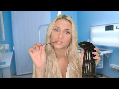 ASMR Worst Reviewed Dermatologist RP (face touching, face "spa")
