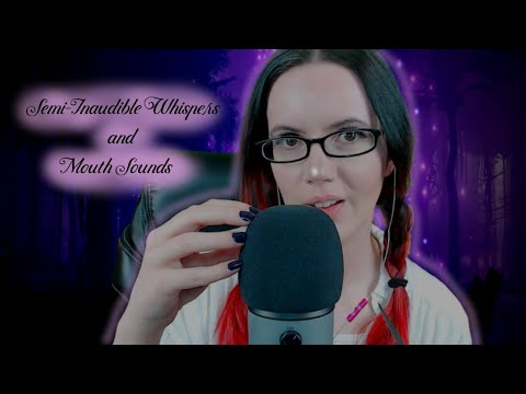 [ASMR] ~BRAIN MELTING~ Mic Scratching | Semi-Inaudible Whispers | Mouth Sounds