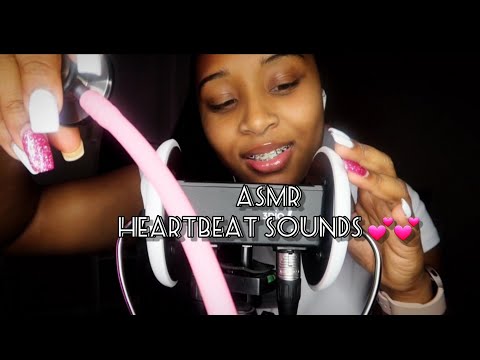 [ASMR] Heartbeat Sounds After Exercise 💕💕 | With Stethoscope & Heavy Breathing #14daysoflove