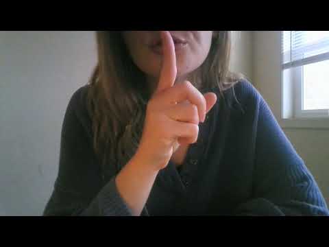 SHHH! Helping you calm down (shushing and hand movements) ~ 10 MINUTES ASMR