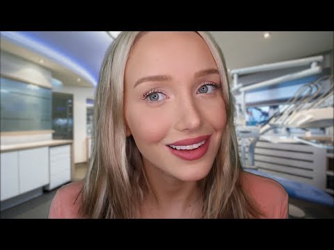 ASMR Dentist Whitens Your Teeth! (Brushing, Tapping, Teeth Facts...) | GwenGwiz