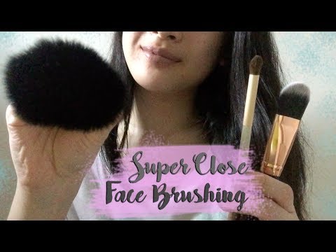 ASMR Super Close Face Brushing✨ personal attention ❤️