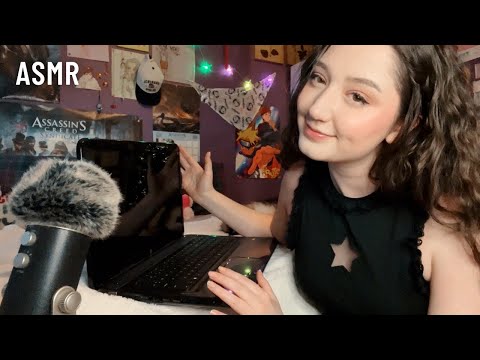 ASMR Fast & Aggressive Keyboard Typing, Tapping & Scratching