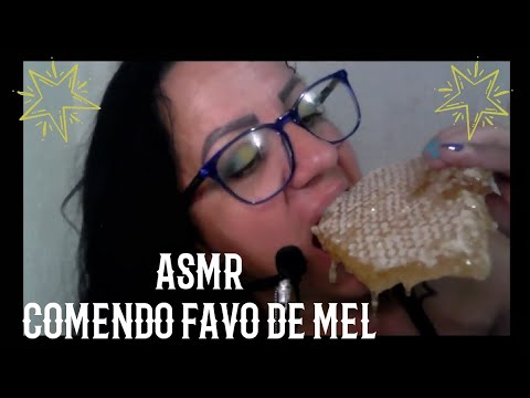 [ASMR] favo de mel (eating sounds) #asmr #asmrsounds #asmreatingshow #asmrfood