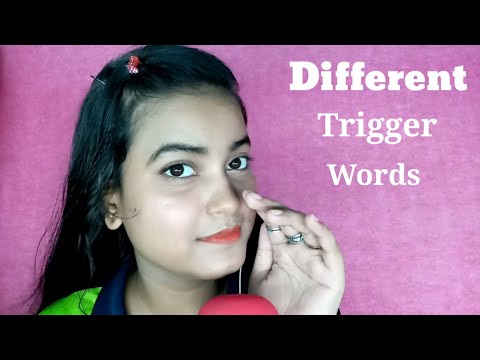 ASMR with Different Trigger Words