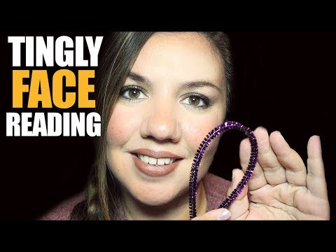ASMR Tingly FACE Reading and Tracing Role Play