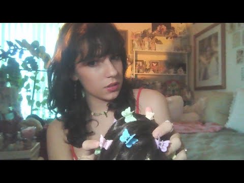ASMR 🦋 removing bugs from your hair