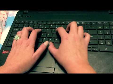 ASMR Typing and Semi Inaudible Mumble Whispering | Composing a Proposal Letter