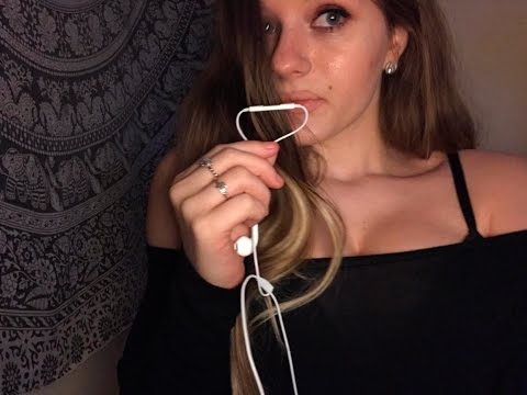 ASMR- mic nibbling/ mic kissing/ very up close mouth sounds