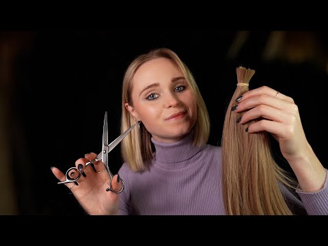 ASMR | DONATING your HAIR and giving you a FREE HAIRCUT