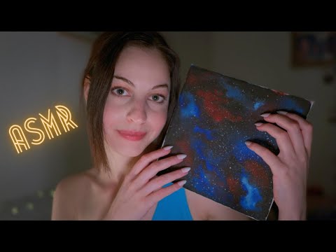 Ear to Ear ASMR (gentle whispering, showing various item triggers) (soothing) 💤💤⭐