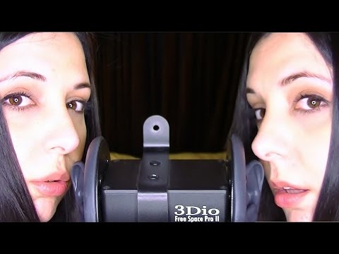Binaural Twin ASMR Tingle Blitz: Blowing In Your Ears. You Can Feel My Breath In Your Ears!