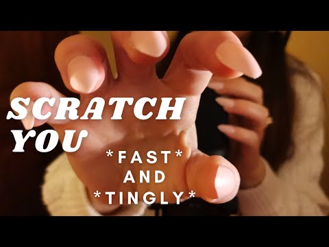 ASMR - SCRATCHING YOU TO SLEEP (Repeating Scratch, Close Up Whispering, Semi invisible scratching)😴