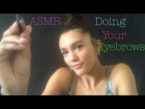 ASMR Doing Your Eyebrows Roleplay