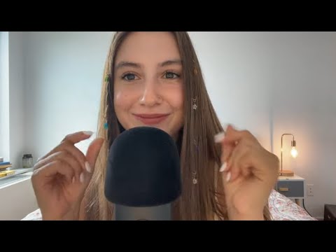 ASMR quick personal attention, positive affirmations, reiki, mic scratching