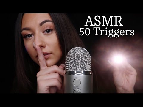 [ASMR] 50 Relaxing Triggers For Sleep/Tingles