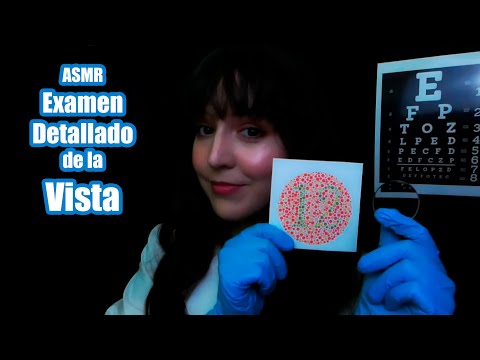 ⭐ASMR [Sub] Examen Detallado de la Vista en Español (Soft Spoken)